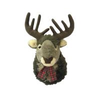 bichos de pelúcia decorativos dos alces de 45cm 17.72in no laço vermelho
