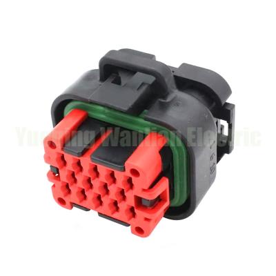 Ampseal 14 Pin Connector 776273-1 Wiring Harness Audio Female Plug Connector With Pins