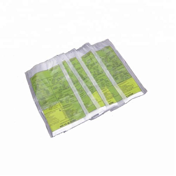 Military Plastic Flameless Ration Heater Water Reactive Aluminum Powder