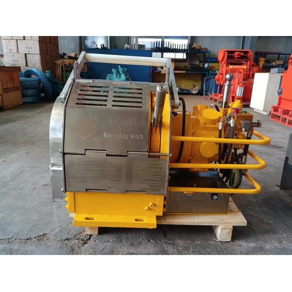 CE/ISO Certified Pneumatic Manriding Winch with 10KN Load Capacity and Remote Control for Personnel Transport