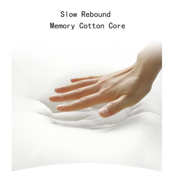 1kg Customized Color Memory Foam Lumbar Support Pillow for Car Seat and Office Chair
