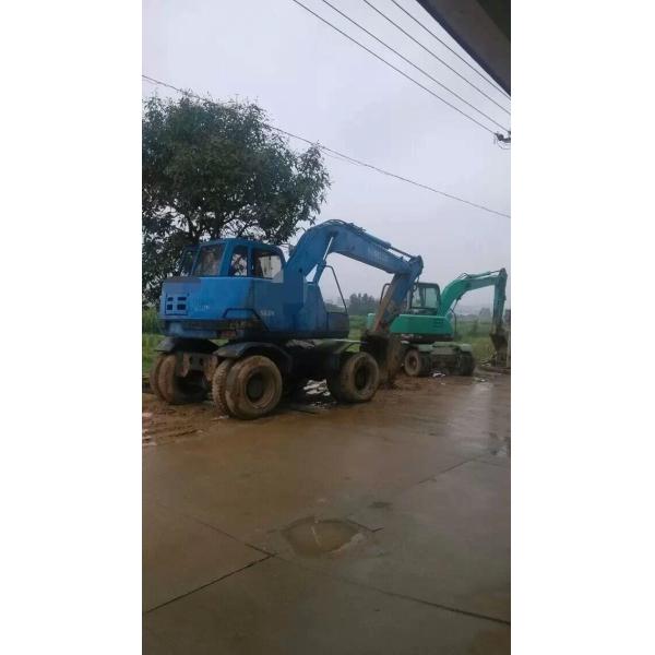 SK100 USED EXCAVATOR  , KOBELCO USED WHEEL EXCAVATOR 100 ton