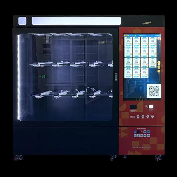 Automated Clothes Vending Machine with 24/7 Operation Compact Dimensions W2116mm*H2044.2mm*D700mm and Multiple Payment Systems