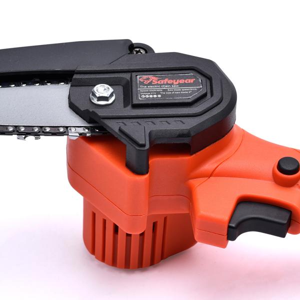 1.3AH Battery Powered Hand Chainsaw OEM 5m/s Cordless Hand Saw For Trees
