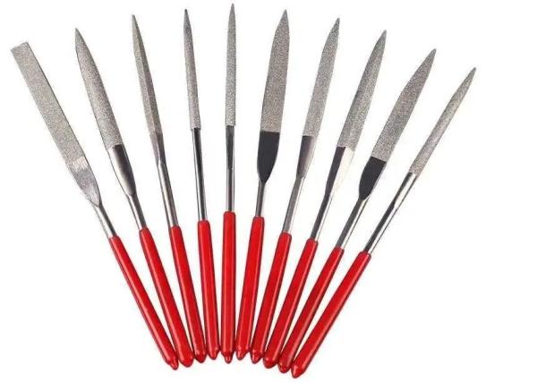 50mm 60mm 70mm Professional Diamond Needle File Set For Superior Metal Finishing
