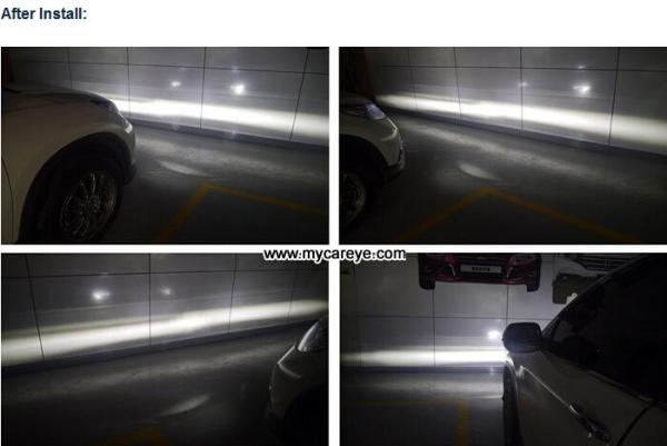 Mitsubishi Montero car front fog lamp assembly LED DRL daytime running lights
