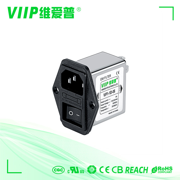 фильтр Emi линии электропередач гнезда 94v-0 IEC320 для взрывателя испытательного оборудования одиночного