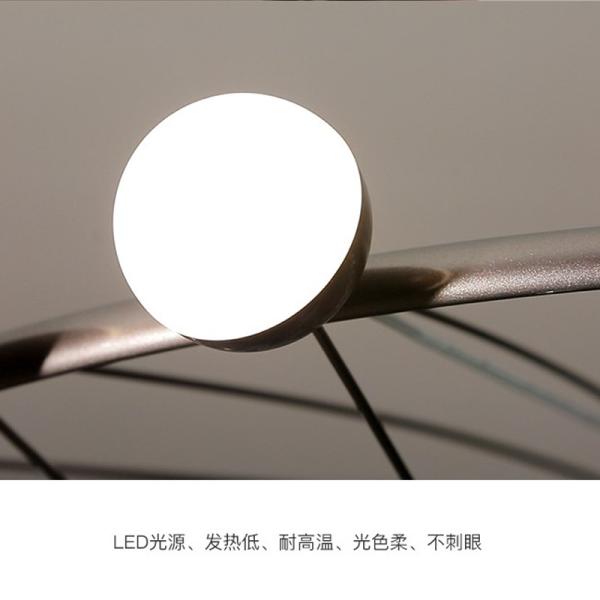 Duplex Building Ferris Wheel Large Chandelier Creative Industrial Ring Pendant Light(WH-AP-588)