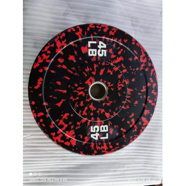 15lb 30lb 45lb Gym Rubber Weights Plates Set for Customized Logo Free Weight Training