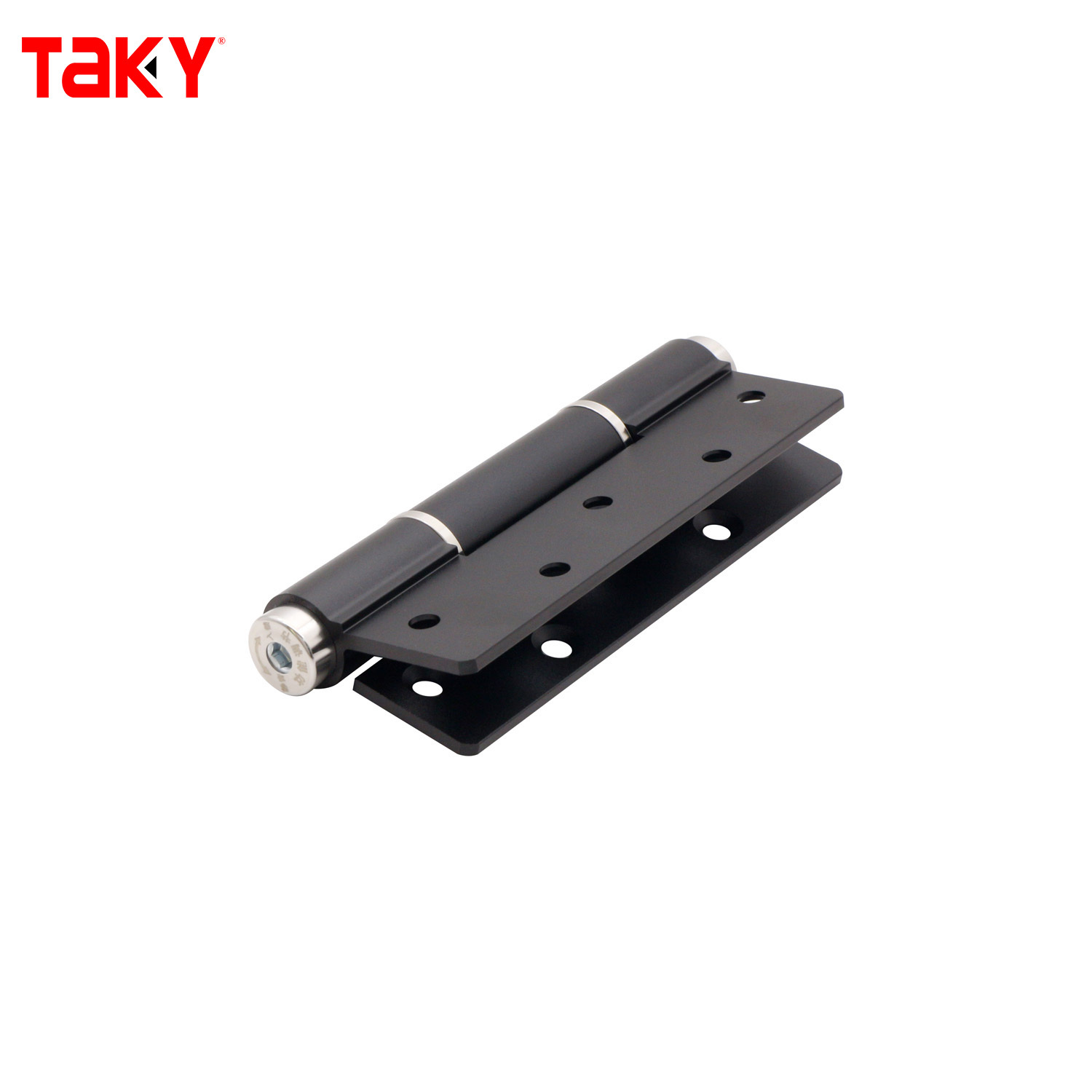 Heavy Duty Hydraulic Soft Close Door Hinge Aluminum Alloy Matte Black Silent Door Hinge