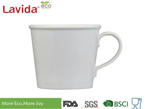 Shatter Proof 100% Melamine Coffee Mugs , Tasteless Reusable Porcelain Coffee Cups