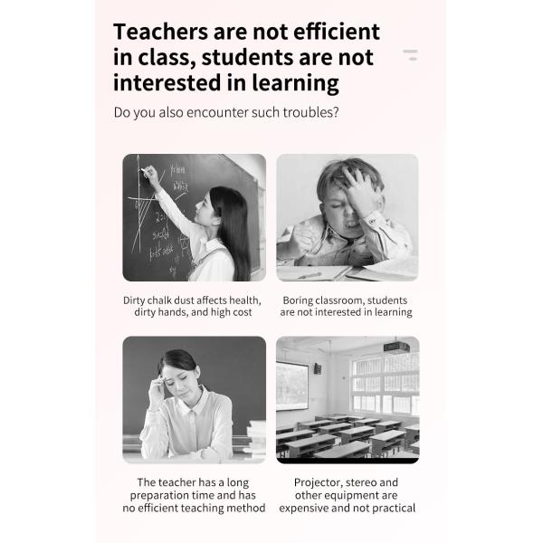 Касание LCD взаимодействующее Whiteboard радиотелеграфа умное портативное совсем в одном