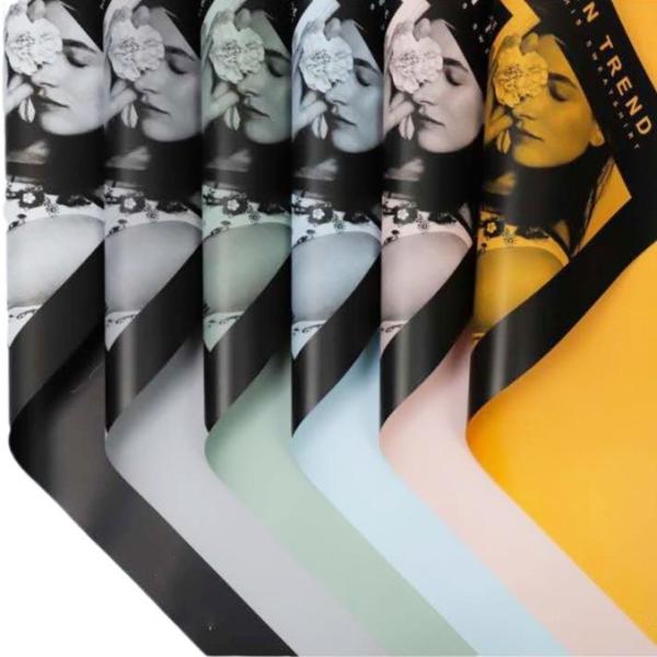 Retro portrait, fresh flowers, newspapers, wrapping paper, 520 bouquets, flower materials wholesale in stock, flower shop, flower materials factory direct sales