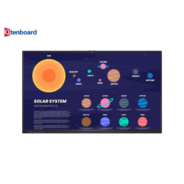 Qtenboard 55-110 Inch 4K LCD Touch Screen Interactive Whiteboard with 20-40 Touch Points Smart Board