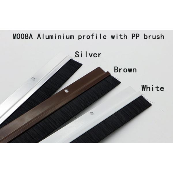 1000mm Aluminium Door Bottom Brush Strip Silver Door Sweep