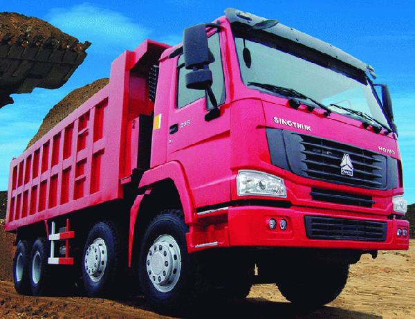 CNHTC HOWO Euro 2 371 hp Dump Truck / tipper truck negative grounded