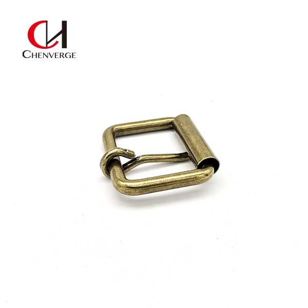 Square Brass Roller Belt Buckles Thickness 6mm Erosion Resistant