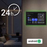 Smart Home 15.6 pouces RK3588 NFC POE Android13 Tablette montée sur le mur avec lumière LED