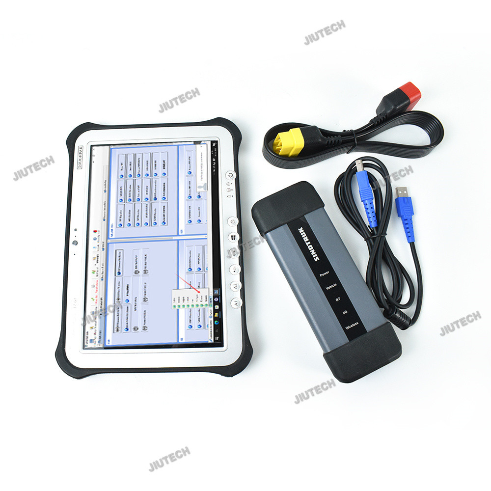 Диагностический инструмент для сканера дизельного грузовика Sinotruk EOL OBD для диагностического инструмента HOWO A7/T7H/Sitrak/Hohan и планшета FZ G1