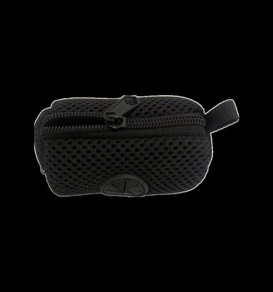 factory customize sandwich fabric   net bag soft  small mesh pouch portable storage pocket for power bank