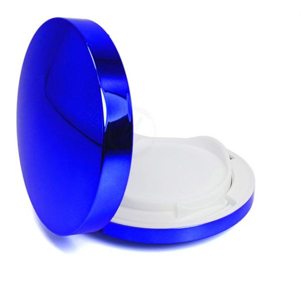 Валика ББ контейнеров фиолетового конца случай макияжа порошка косметического компактного/КК пластиковый