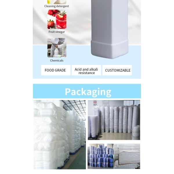 Disinfectant Milk 1 Liter HDPE Plastic Bottles Acid Etch
