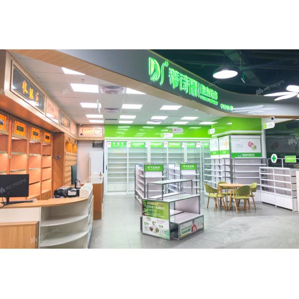 02-DYJYS001 Multi-Functional Display Showcase Pharmacy Stand Space-Saving Shop Design for Pharmacy Furniture