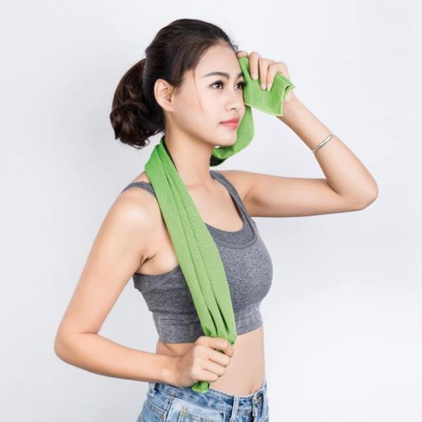 Absorption rapide de l'humidité, serviette de refroidissement sportif, chiffons personnalisés pour le cou