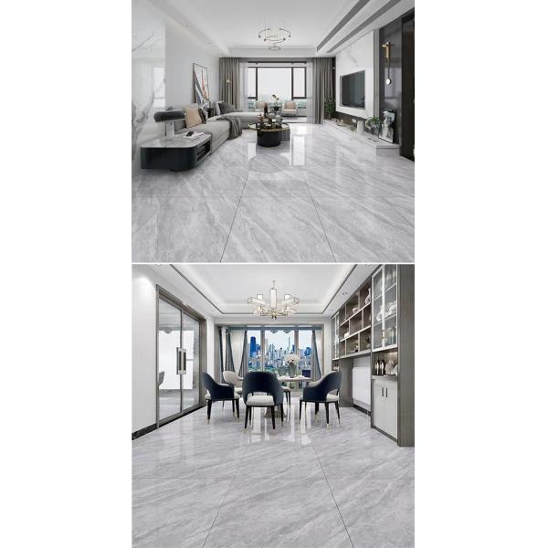 Серый мраморный отполированный максимум плитки фарфора лоснистый для внутренней кухни живущей комнаты