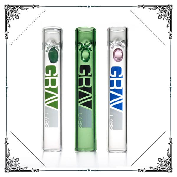 3.5 Inches Long 2.5 mm Thickness Glass Smoking Tube Cheap Chillum Pipes