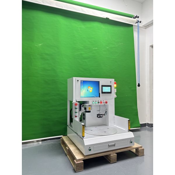 Four-station Fiber Laser Marking Machine with Automatic Rotary Coding and High Precision 0.01mm for Metal and Plastic Engraving