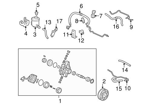 Собрание Хонда Сивик 2006-2011 56110-РНА-305 замены насоса усилителя руля автомобиля
