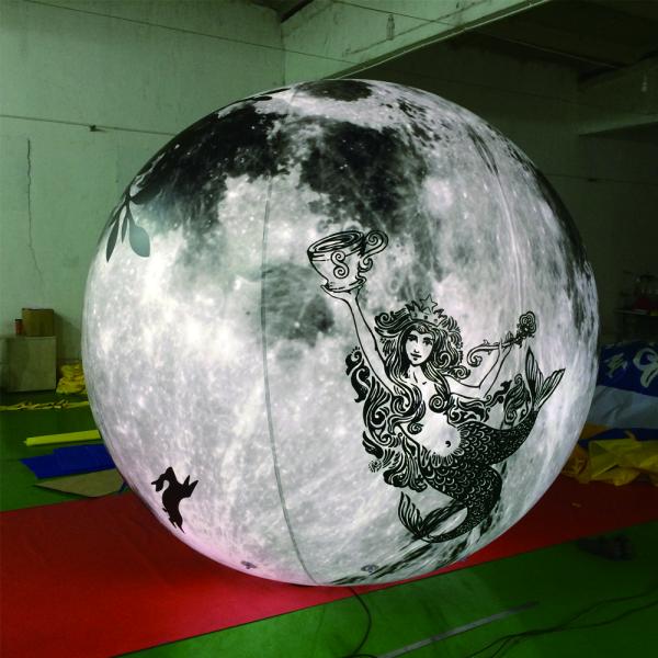 Helium Outdoor Giant Inflatable Advertising Balloons Size 5m For Adult