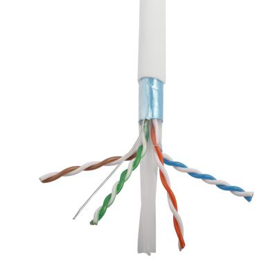 Cabo da rede do cilindro 10G do cabo 0.58MM 305m do ftp de Shieled Cat6A da folha