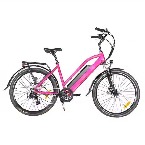 Aluminum Alloy Frame Electric City Bike 36V 10.4Ah Lithium Battery 26 Electric Bicycle
