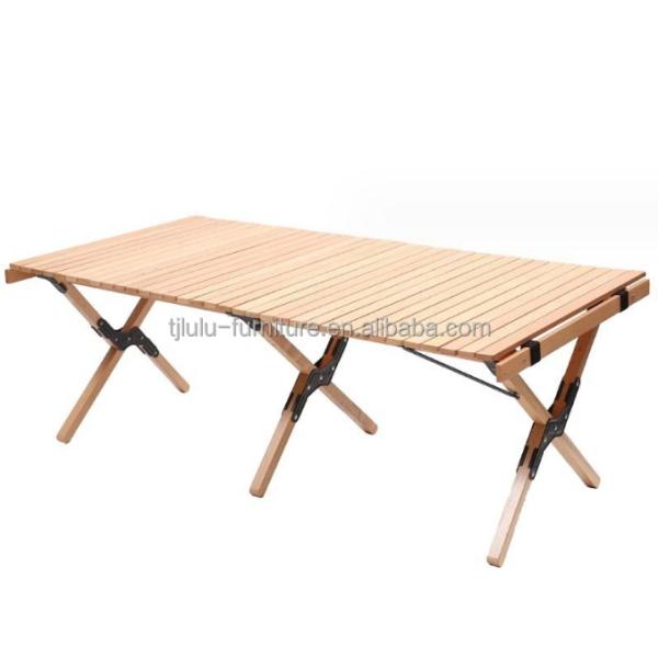 Meubles de salle à manger en bois naturel Moderne Designs Ensemble pliant de tables et chaises de ferme pour événements spéciaux