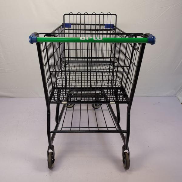 Multifunctional Supermarket Shopping Trolley Electrophoresis Metal Shopping Cart