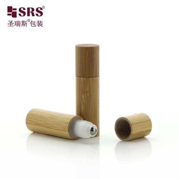 BPP(S)-5ML Oil Blends Empty Roller Bottle With Bamboo Outer Pp Inner SS Ball
