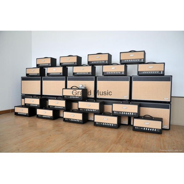 2204 Grand Style Hand Wired All Tube Guitar Amplifier Head 50W in Black or Brown