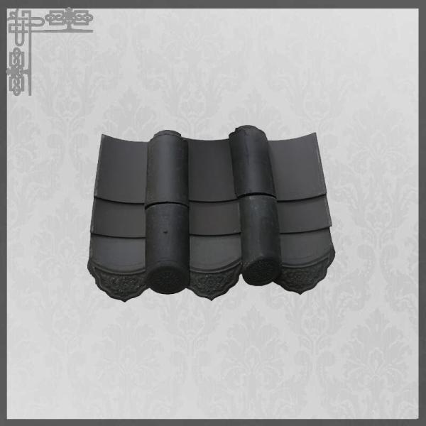 Planície Unglazed feito a mão de Clay Roof Tiles Garden 180mm do chinês da antiguidade
