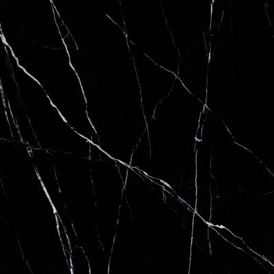 High Gloss Porcelain Tile Black Gold Double Vitrified Floor Tiles
