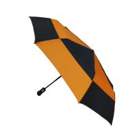 Guarda-chuva UV Windproof impresso do dossel do dobro do Pongee da proteção