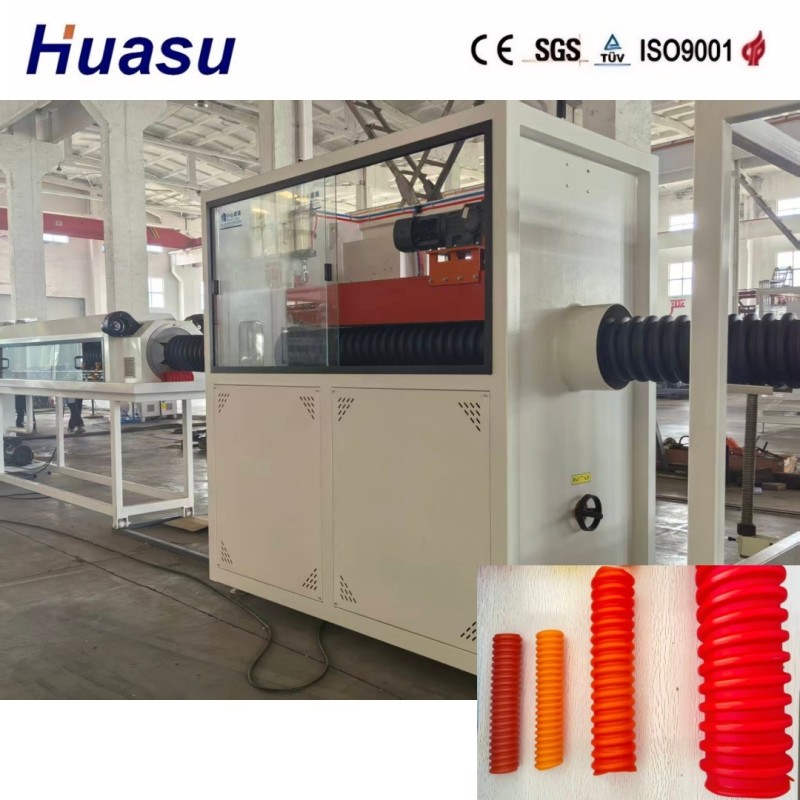 Carbon Spiral Pipe Extrusion Line Extruder Output 200-1000kg/h 32mm-2000mm Diameter for Industrial Applications