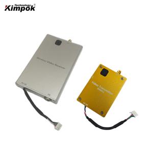 ワイヤレスビデオトランスミッション キンポック 500Mhz 4ワット FPV ビデオ送信機と受信機 40km 超長距離ビデオリンク