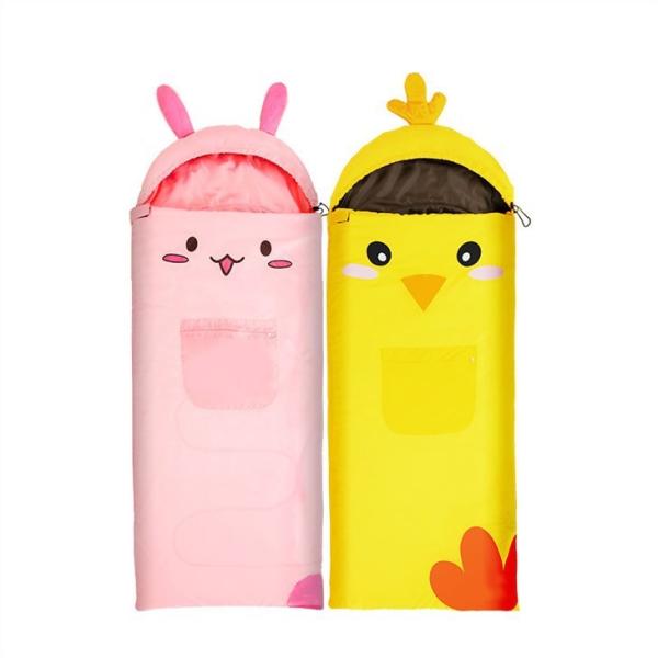 Outdoor Camping Children Sleeping Bag, Fit Boys and Girls 4 Season Comfortable Compact Sleeping Bag Mummy Camping