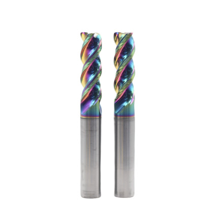 10C0.5*75 3Flutes DLC Coating High Efficiency Solid Carbide Dynamic End Mill for Aluminum Integrated Roughing and Precision Machining