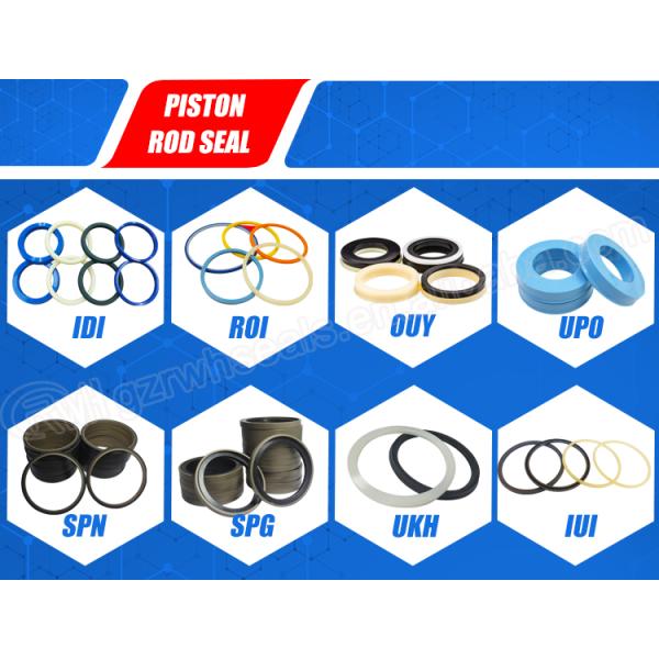 Уплотнения штанги строительного оборудования уплотнение поршеня цилиндра гидравлического голубое