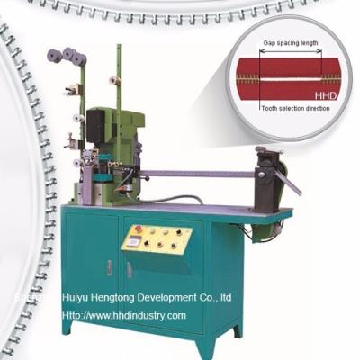Auto Metal Zipper Gapping And Striping Machine 3700pcs/60cm/H 1.75KW