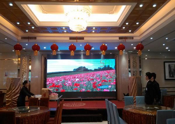 P7.62 SMD Indoor LED Video Wall , Commercial Front Service LED Display