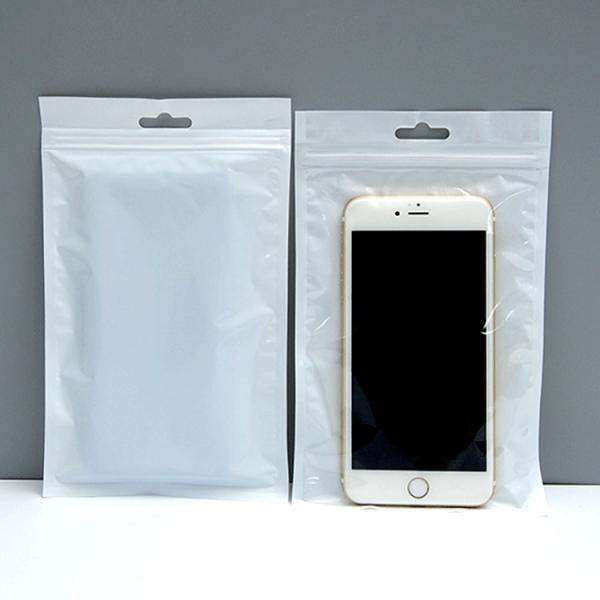 Wholesale Resealable Plastic Transparent Window Zipper Bag For Packing Phone Case